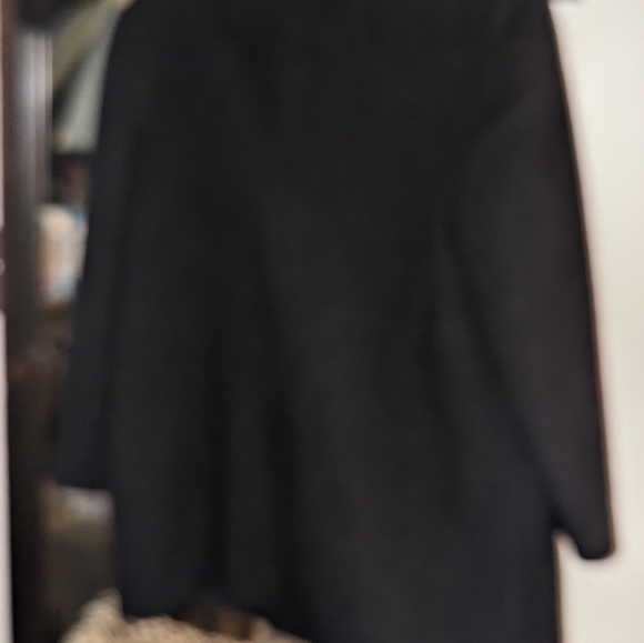 Women's double-breasted wool coat size large. Good looking jacket - Picture 9 of 12